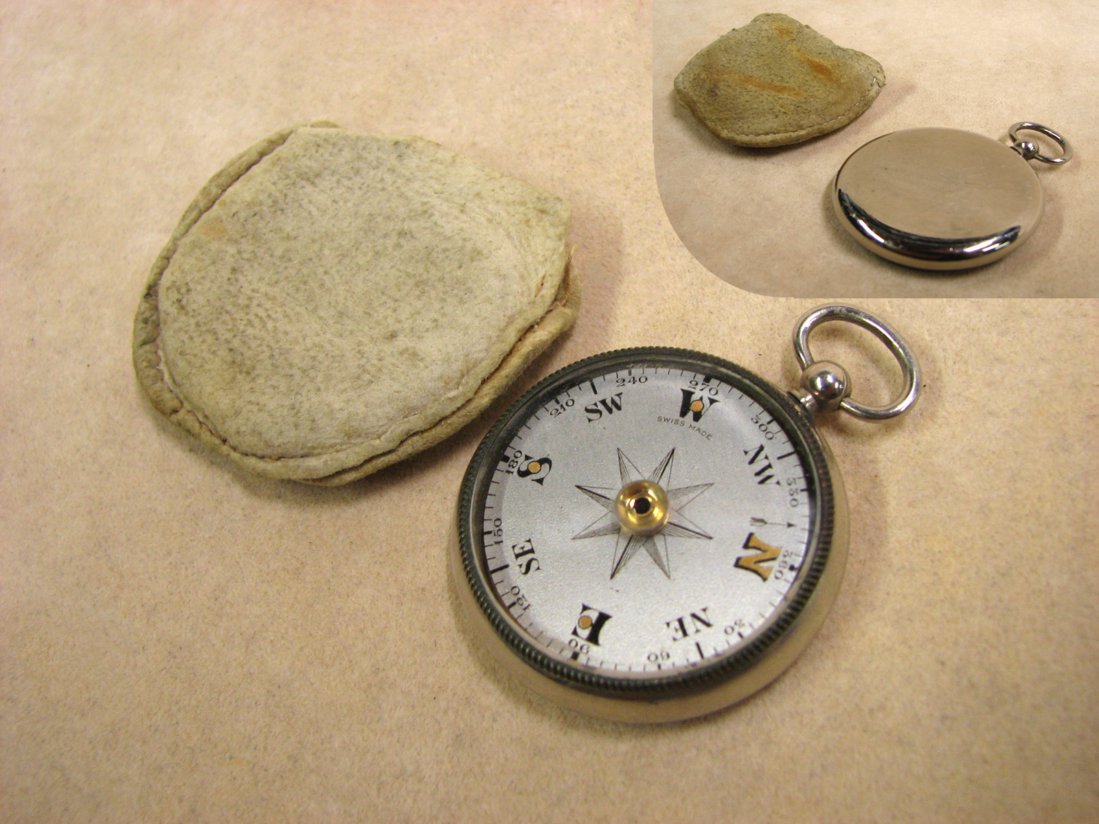 Rare Muller & Vaucher pocket compass circa 1910